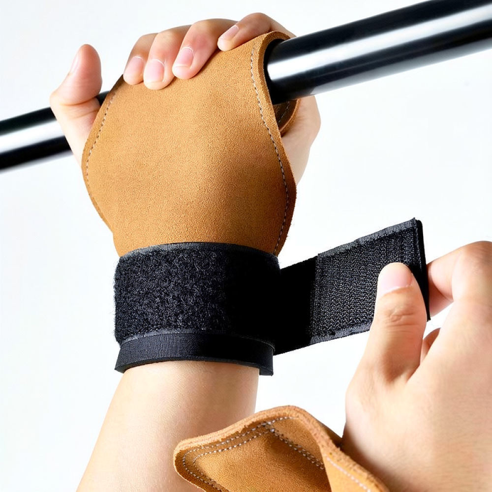 สายรัดยกน้ำหนักหนังวัว ที่รัดข - Weightlifting Gloves บทวิจารณ์และราคา