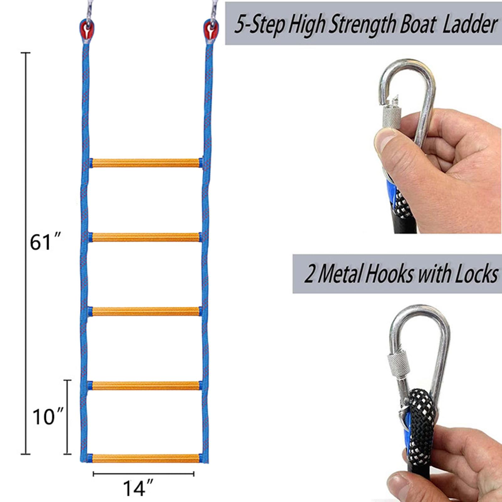 บันไดเชือกสำหรับเรือแบบพกพา 5  - Rope Climb บทวิจารณ์และราคา