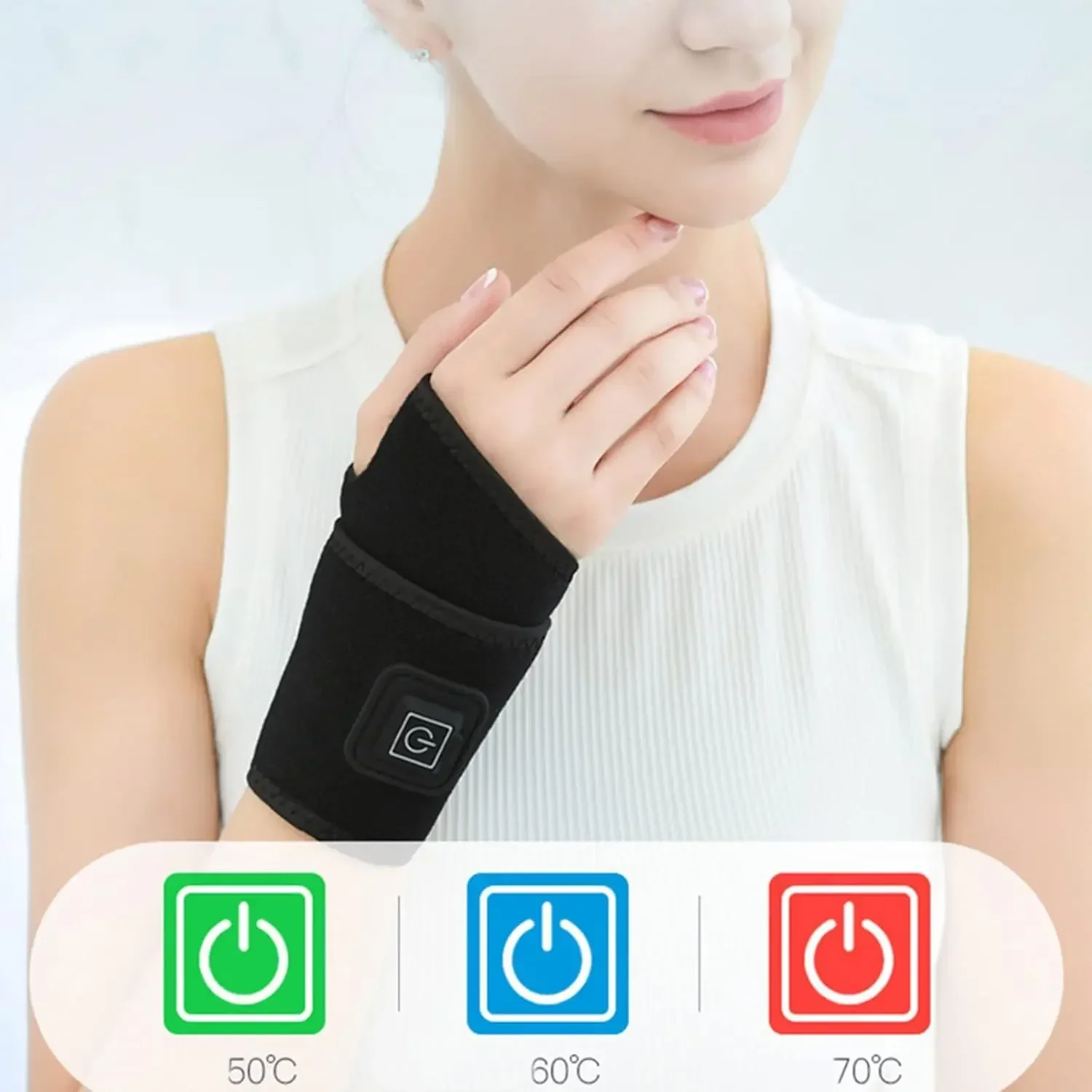 อุปกรณ์นวดมือแบบให้ความร้อน ปล - Wrist Wraps บทวิจารณ์และราคา