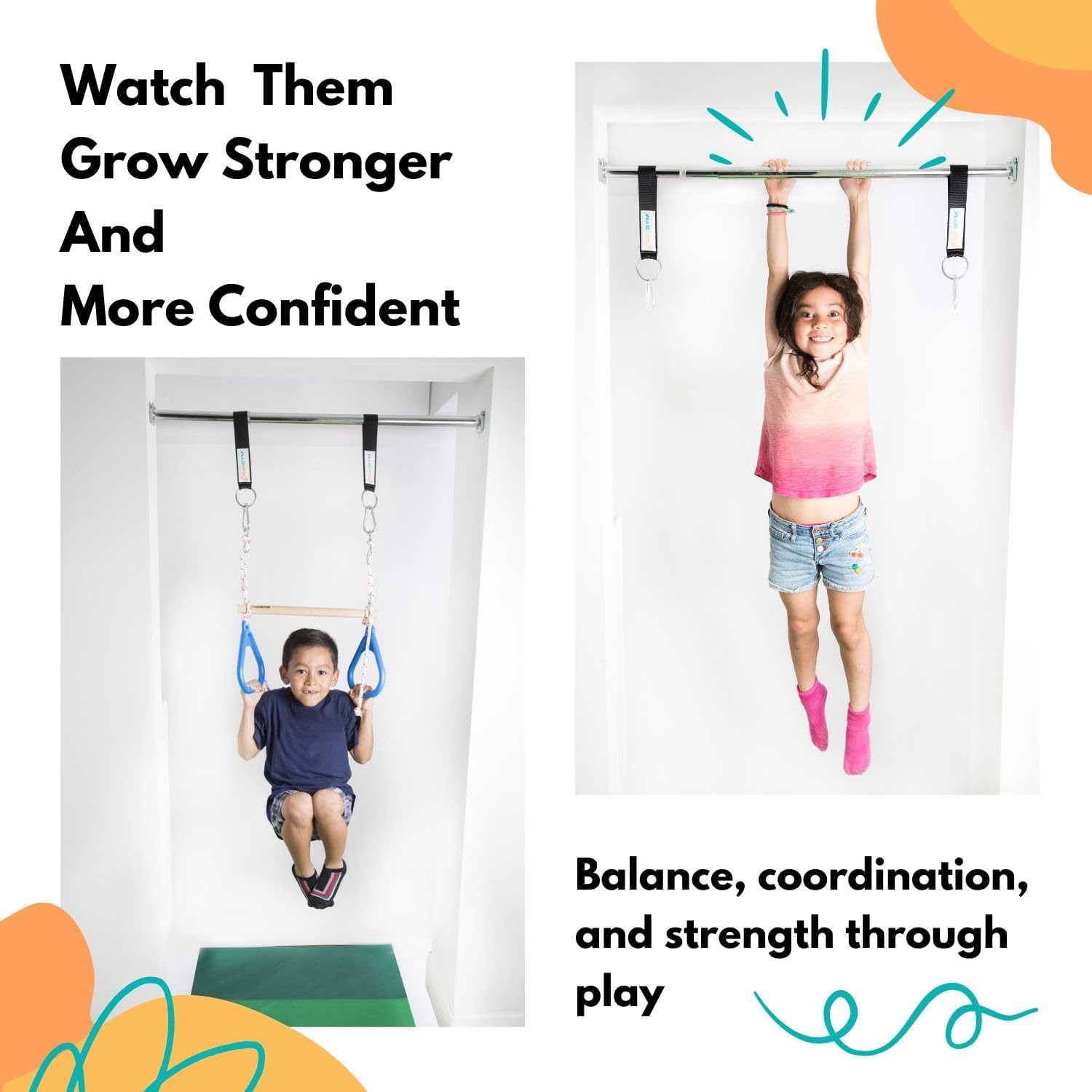 ชุดชิงช้าสำหรับเด็ก ใช้ในร่ม ต - Gymnastic Ring บทวิจารณ์และราคา