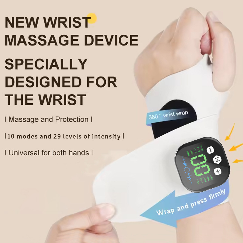 เครื่องนวดมือไฟฟ้า EMS 10 โหมด - Wrist Wraps บทวิจารณ์และราคา