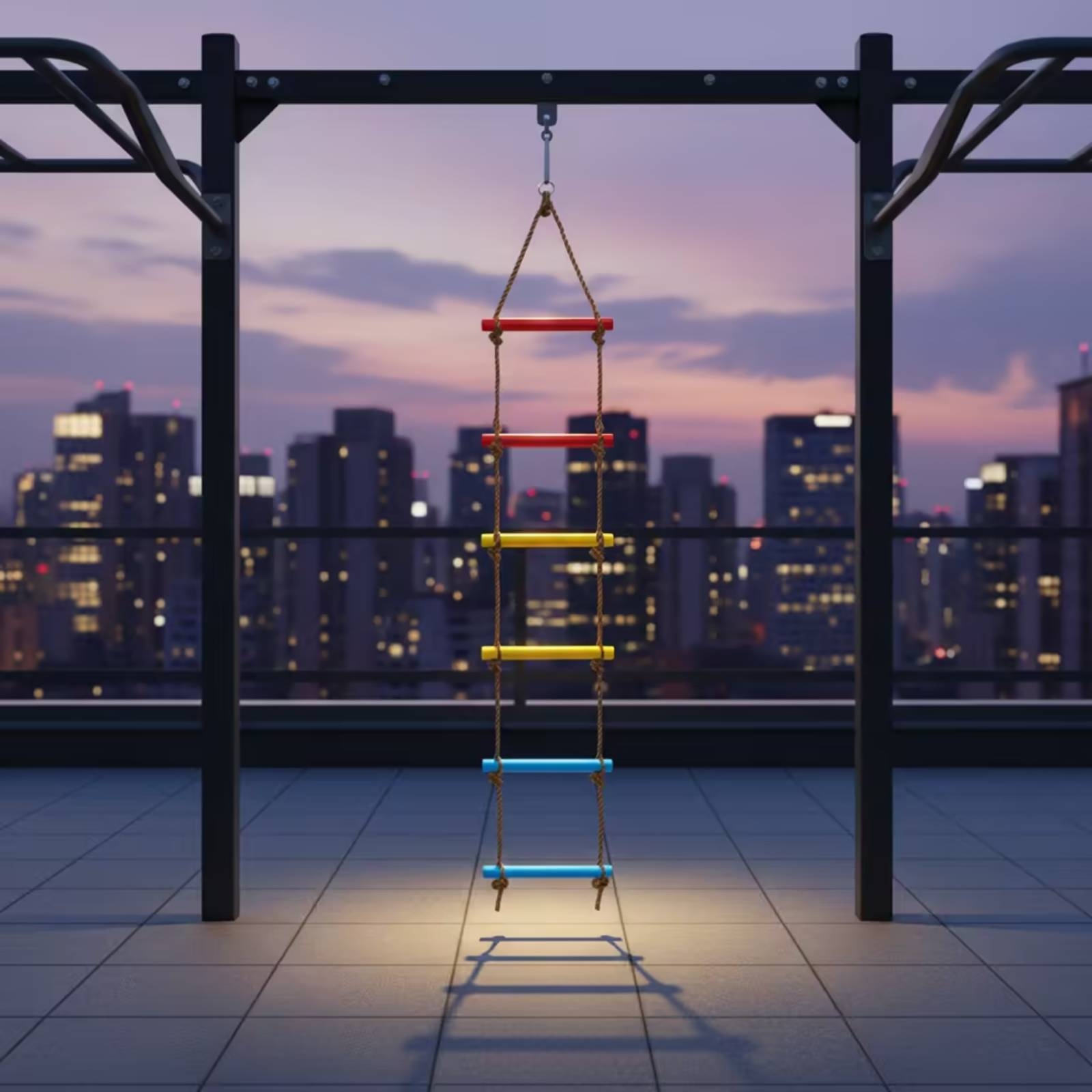 บันไดเชือกปีนป่ายพร้อมขั้นบันไ - Rope Climb บทวิจารณ์และราคา