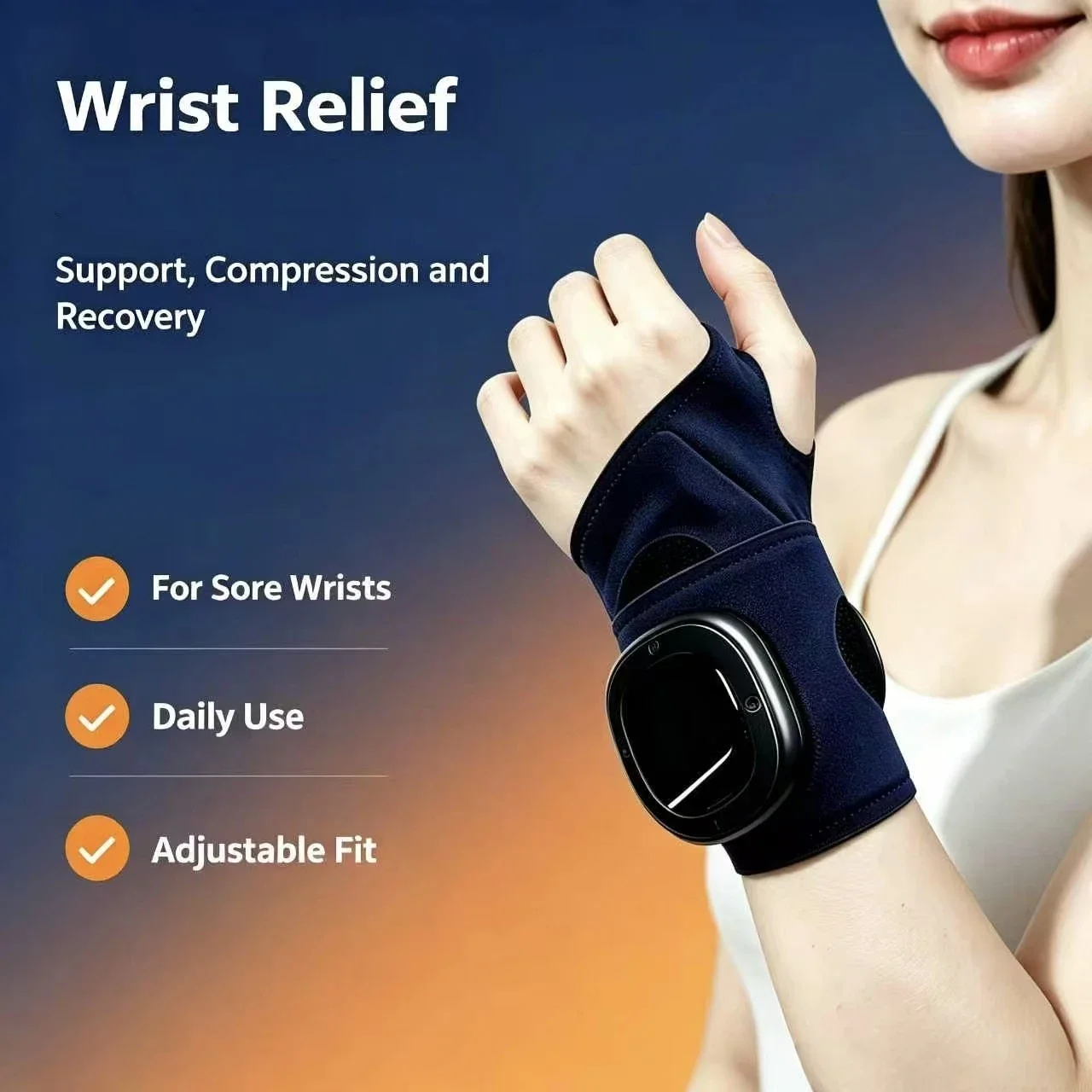 เครื่องนวดข้อมือไร้สาย 8 โหมดก - Wrist Wraps บทวิจารณ์และราคา
