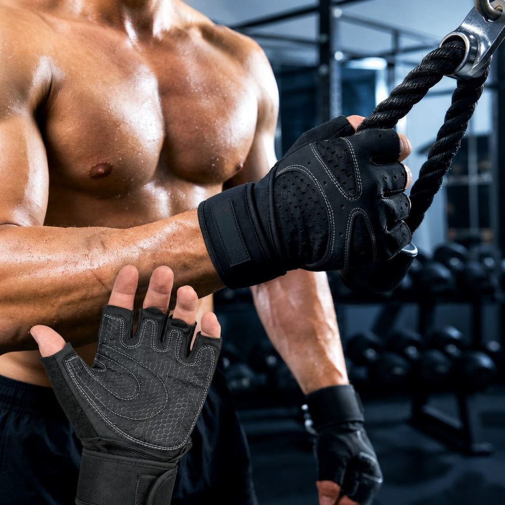 ถุงมือยกน้ำหนักระบายอากาศได้ดี - Weightlifting Gloves บทวิจารณ์และราคา