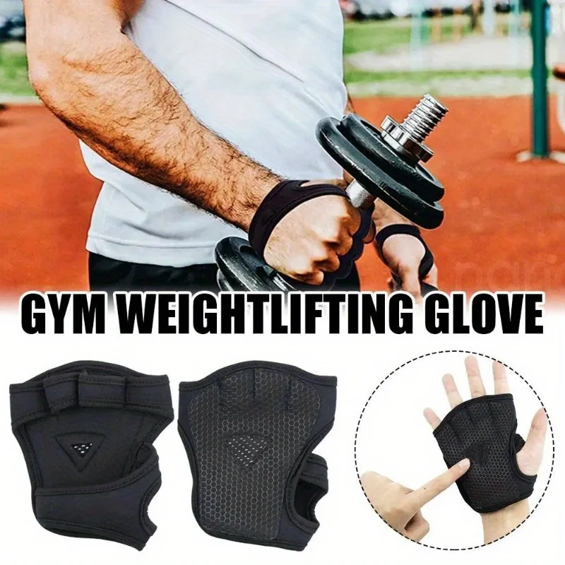 ถุงมือยิม2ชิ้นถุงมือยกน้ำหนักอ - Weightlifting Gloves บทวิจารณ์และราคา